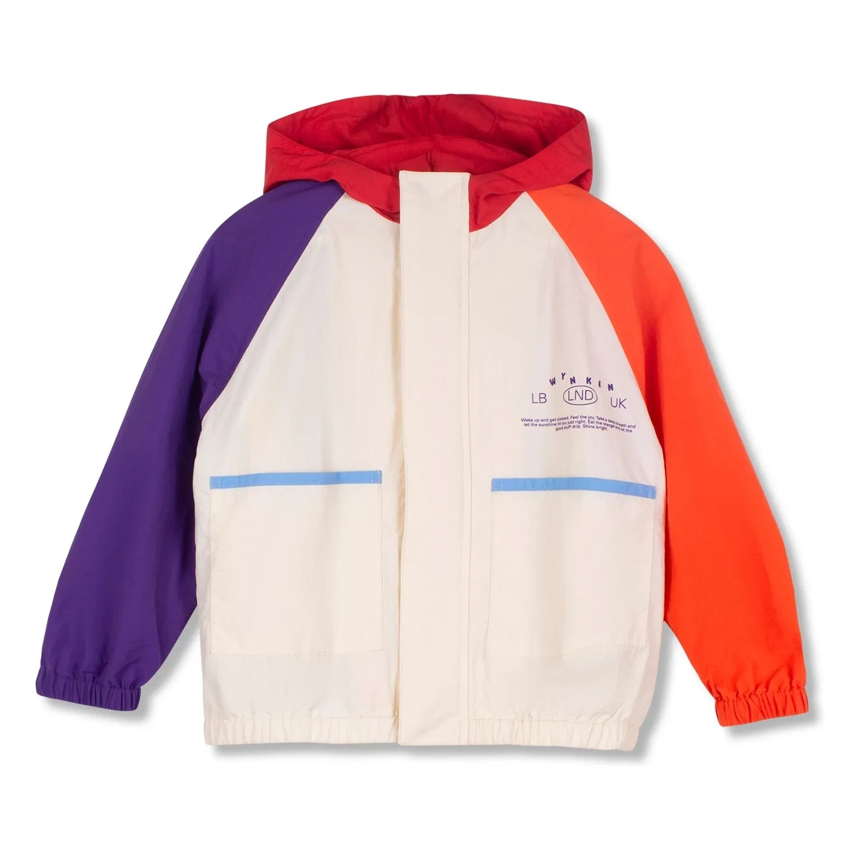 Wynken - Chaqueta de bloques de color | Crudo