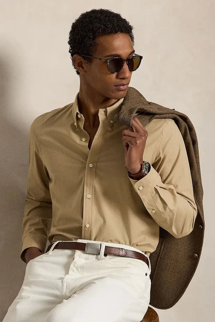 Camisa de algodón y elastano para hombre Polo Ralph Lauren
