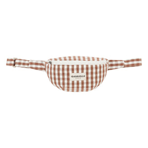 Gabrielle Paris - Gingham moka plátano infantil | Moca
