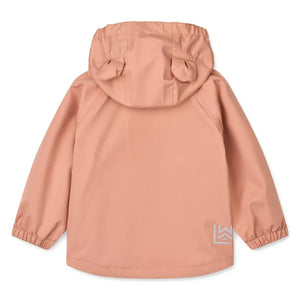 Liewood - Conjunto impermeable Manu de bloques de color hecho con fibras recicladas | Rosa