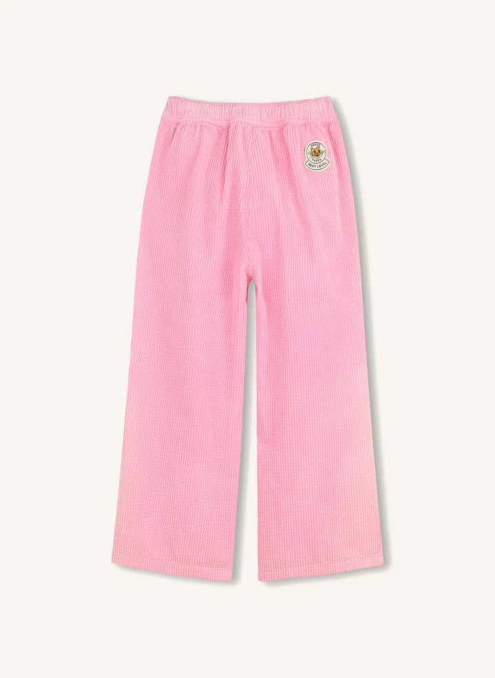 Kenzo - Pantalón elástico de terciopelo | Rosa chicle