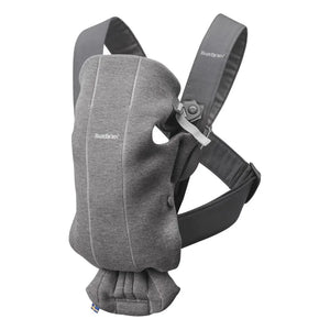BabyBjörn - Funda Portabebés Mini de punto 3D | Gris oscuro