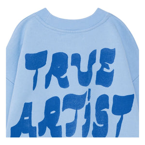 True Artist - Sudadera n.º 11 Kuş de algodón orgánico | Azul claro