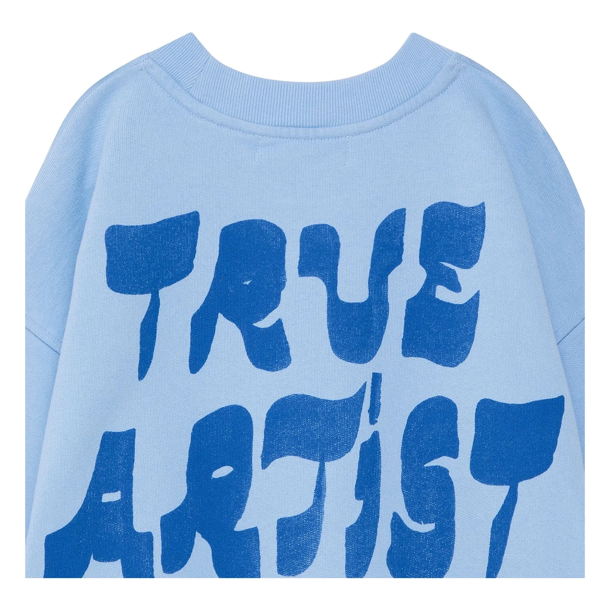 True Artist - Sudadera n.º 11 Kuş de algodón orgánico | Azul claro