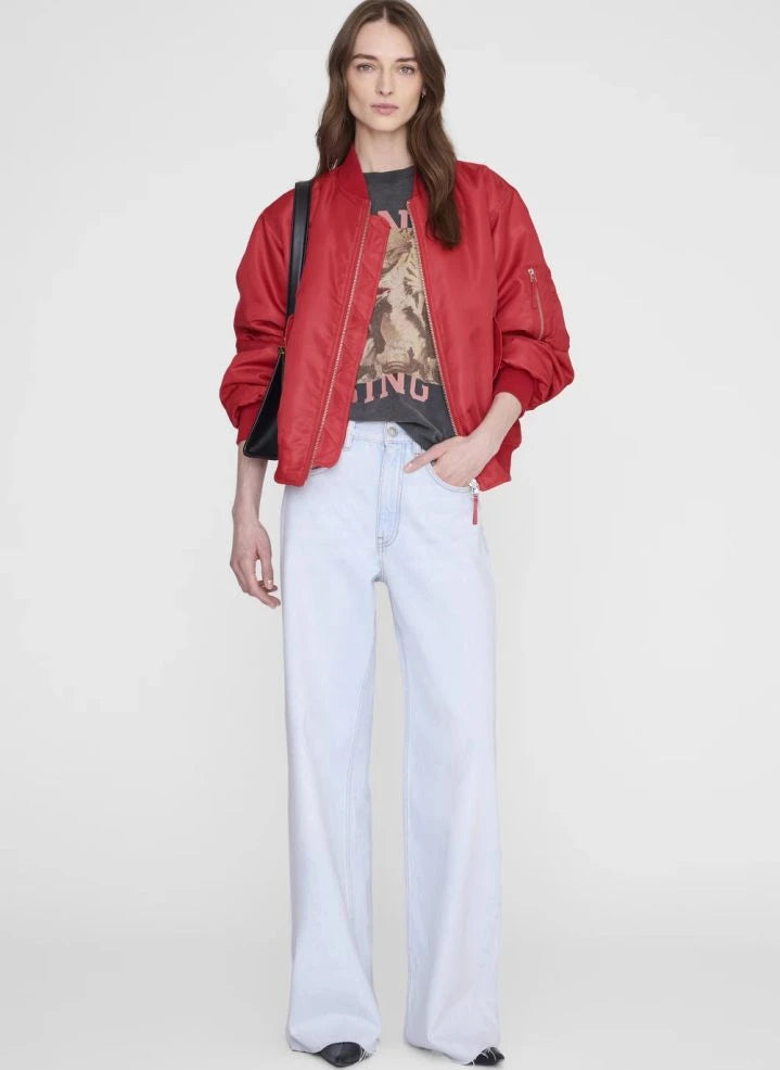 Anine Bing - Bomber Leon | Rojo