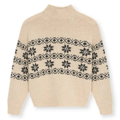 the new society - Lilo Cardigan de Jacquard | Crema