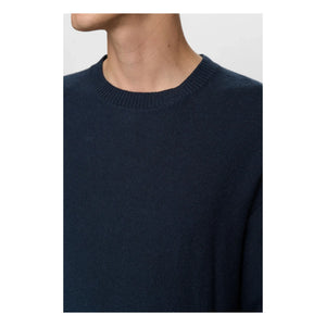 Anerkjendt - Jersey de algodón Akebbe | Azul oscuro
