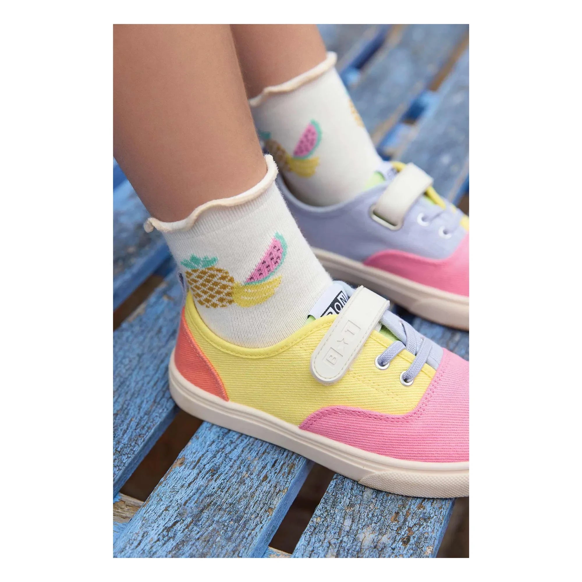 Bonton - Zapatillas con Cordones Board Easy | Rosa caramelo