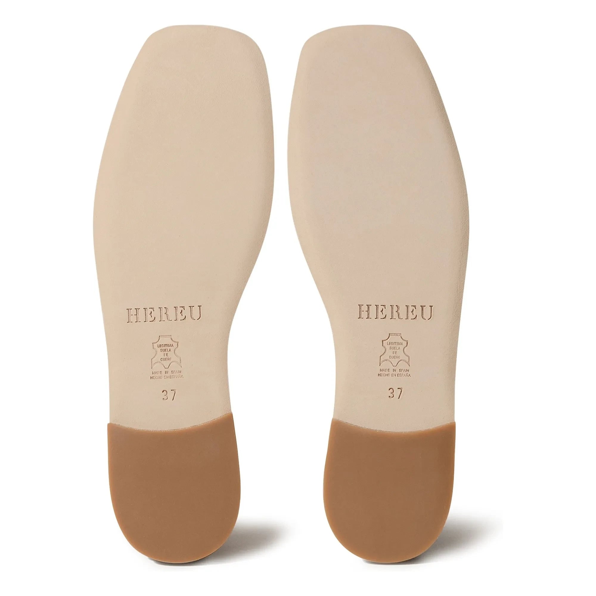 Hereu - Sandalias de piel Mantella | Marfil