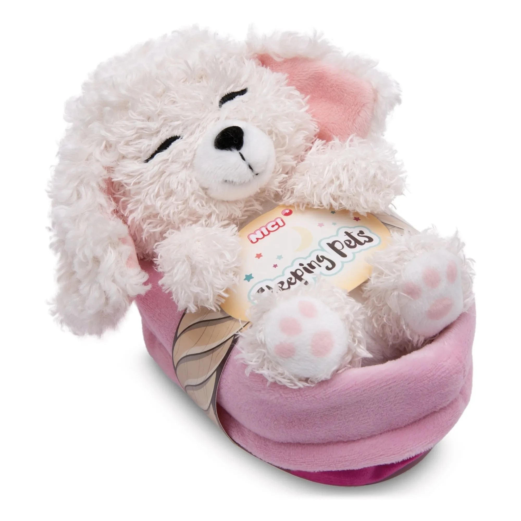 Nici - Peluche caniche - Sleeping Pets | Blanco