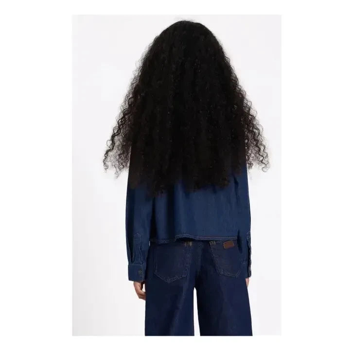 Finger in the nose - Camisa Vaquera Corta Crush | Denim crudo