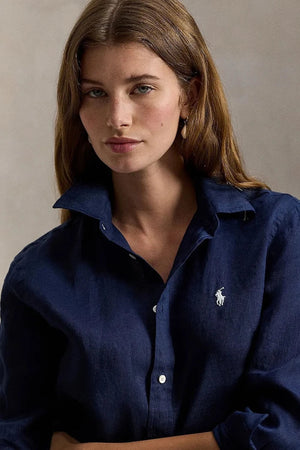 Camisa de lino Polo Ralph Lauren para mujer
