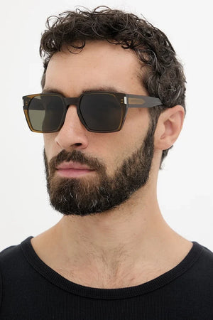 Gafas de sol cuadradas Saint Laurent para hombre