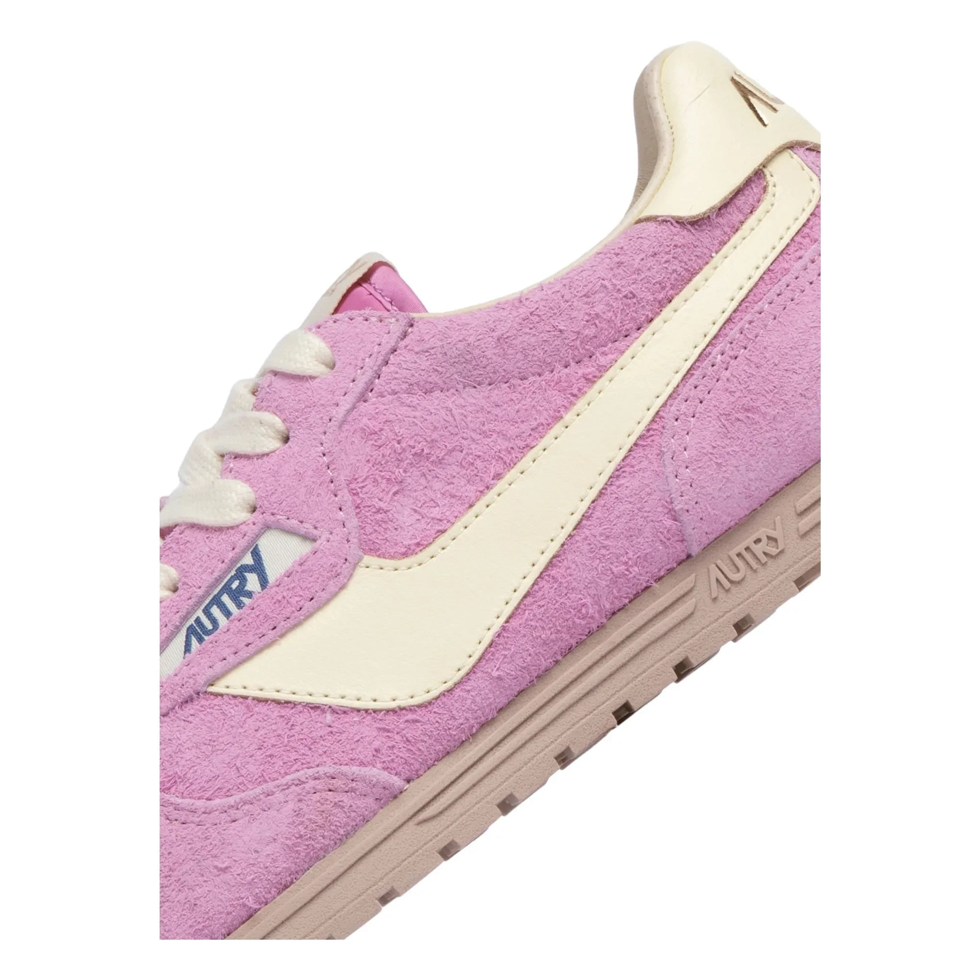 Autry - Zapatillas deportivas Windspin Low de ante y piel bicolor | Rosa