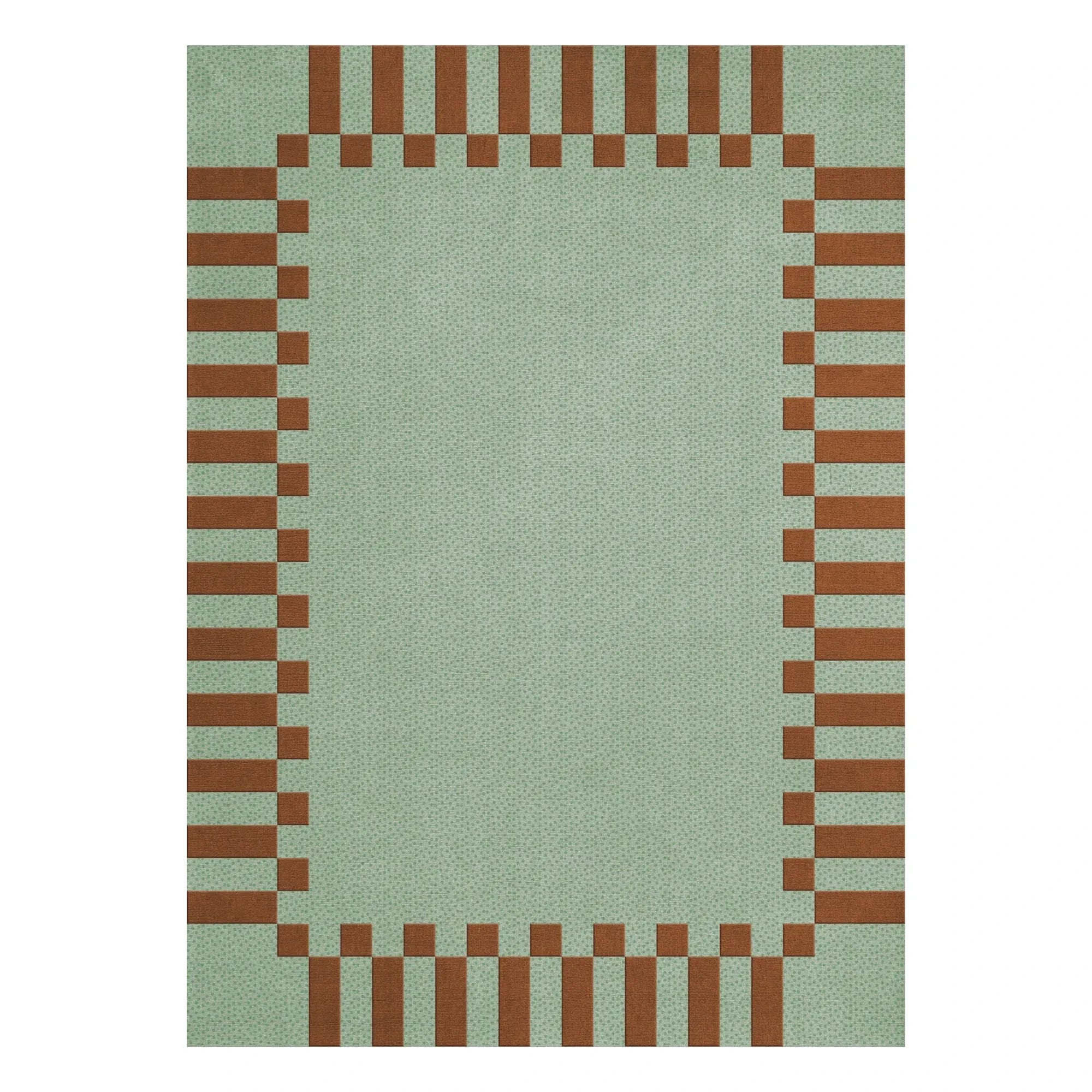 Layered - Alfombra de lana Teklan Frame, Tekla Evelina Severin | Pistacho