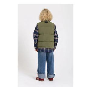 Finger in the nose - Snowshirt Chaleco Plumas Genuino sin Mangas | Caqui