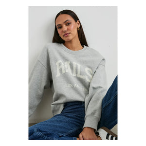 Rails - Sudadera The Varsity | Heather Gri