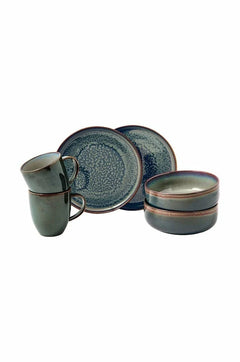 Set de desayuno para dos personas Villeroy & Boch Crafted Breeze (6 piezas)