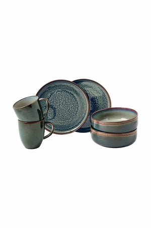 Set de desayuno para dos personas Villeroy & Boch Crafted Breeze (6 piezas)