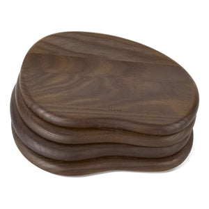 Ferm Living - Cairn ahşap sunum tahtaları - 4'lü Set | Kahverengi