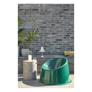 Verpan - Sillón de relax para exteriores Panto Pop | Verde oscuro