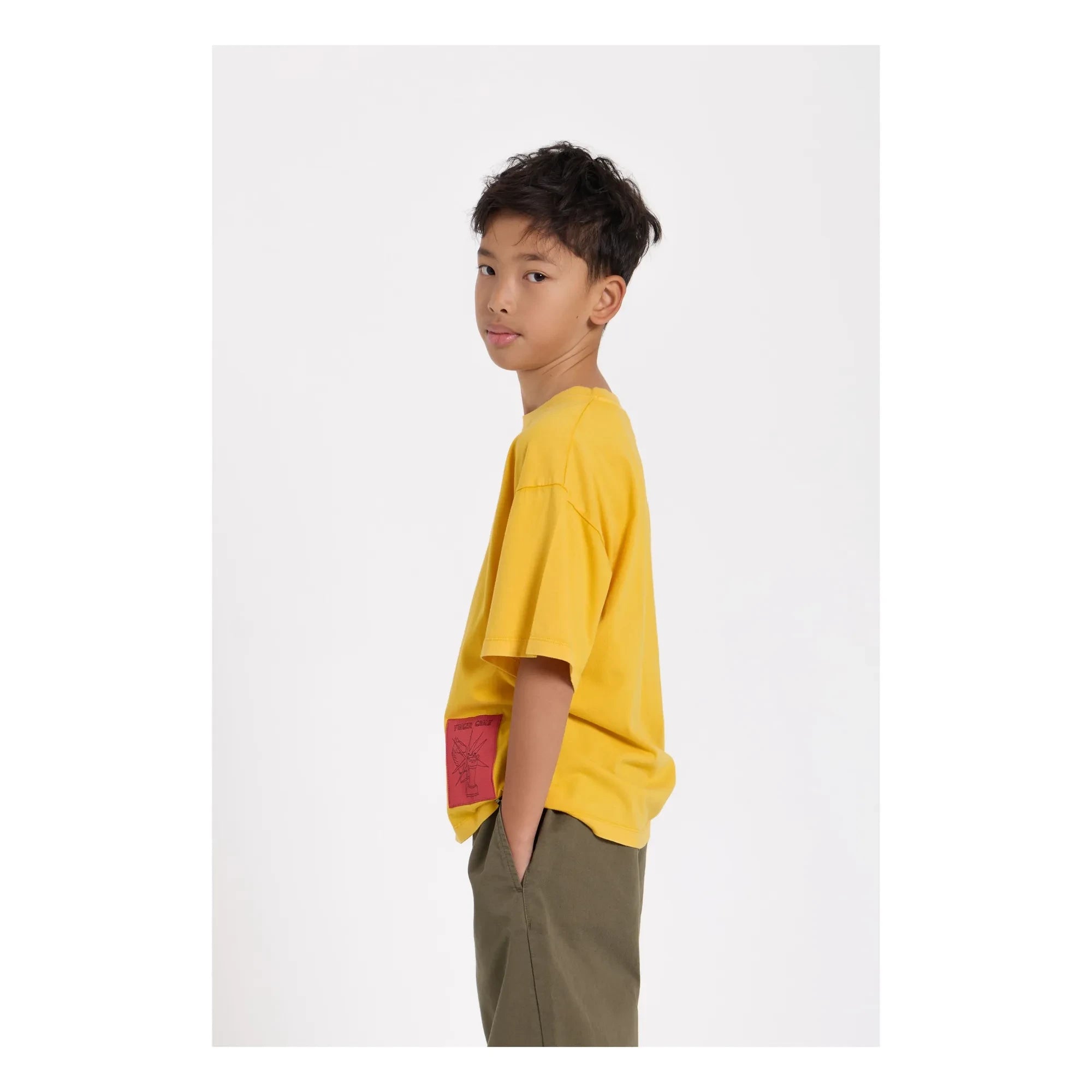 Dedo en la nariz - Camiseta King Algodón orgánico | Amarillo