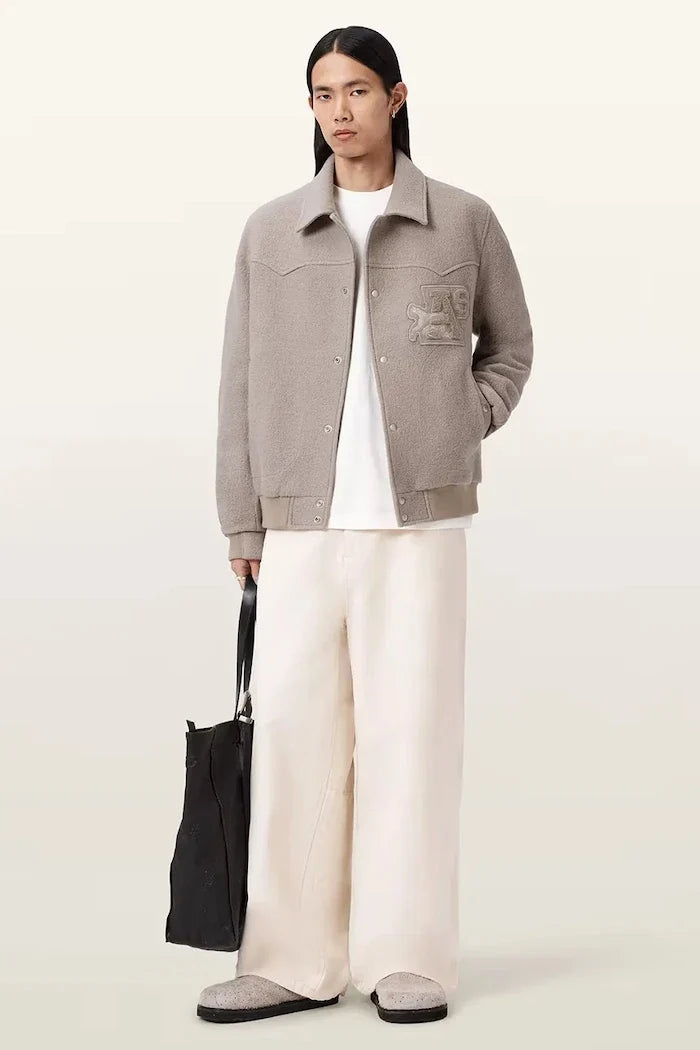 Chaqueta bomber de lana para hombre AllSaints ROYCE