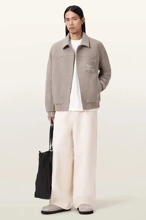 Chaqueta bomber de lana para hombre AllSaints ROYCE