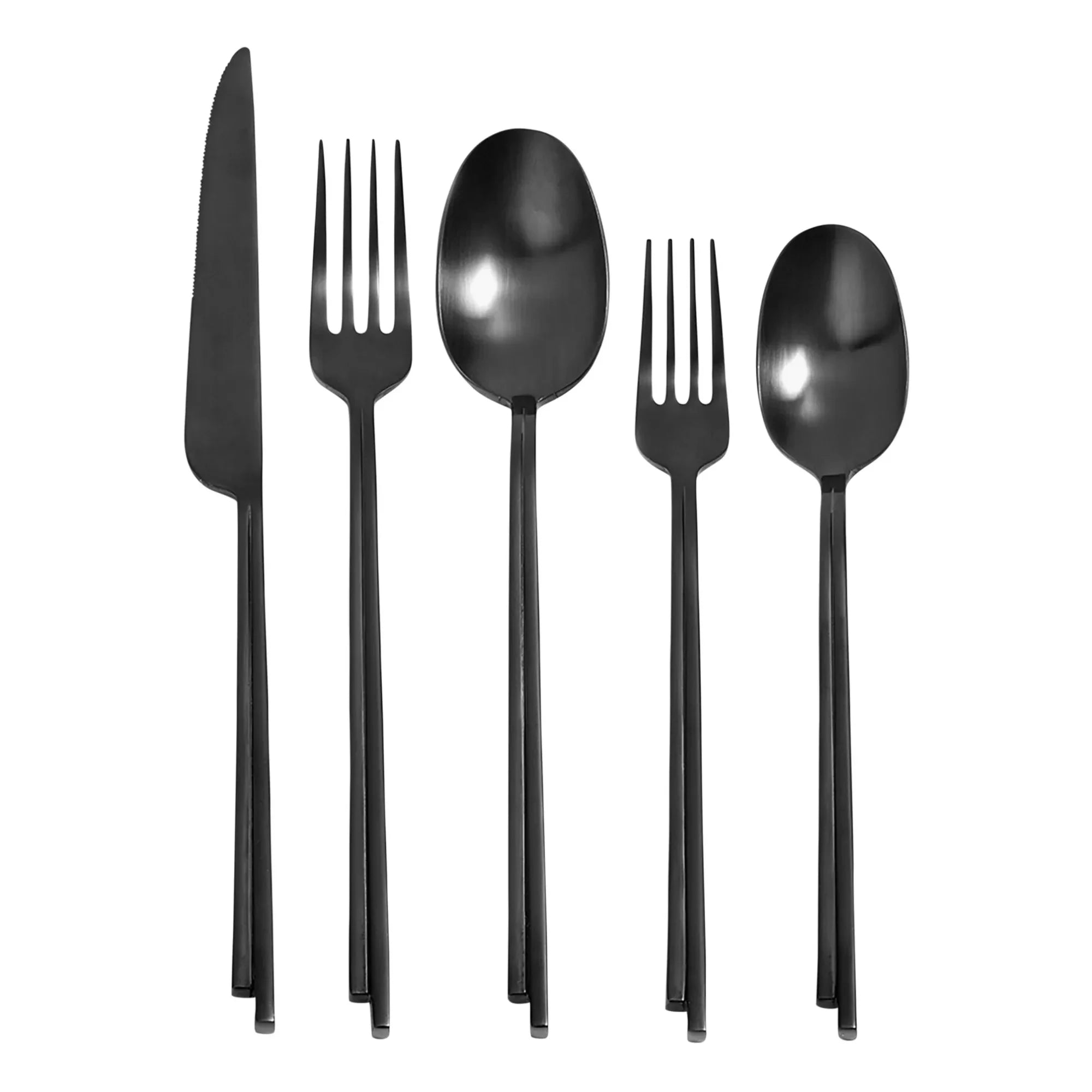 Serax - Set de cubiertos de 5 piezas, Kelly Wresler | Negro