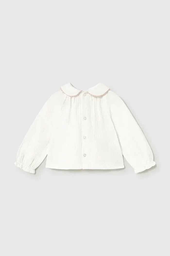 Blusa infantil de algodón Mayoral