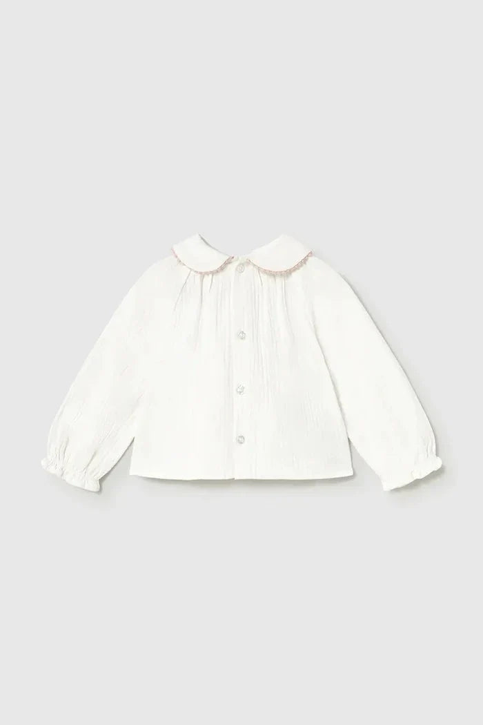 Blusa infantil de algodón Mayoral