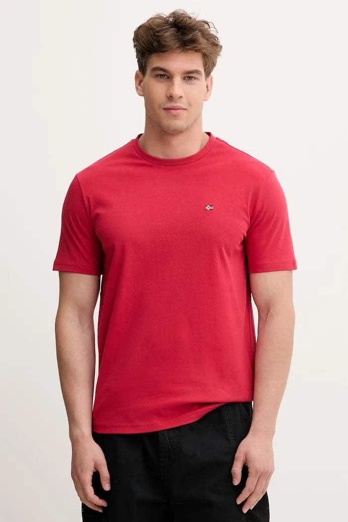 Camiseta de algodón para hombre Napapijri SALIS