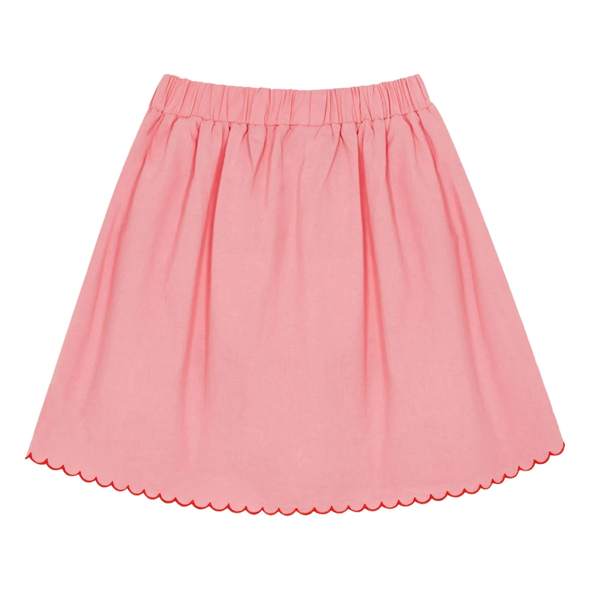 The Campamento - Falda de flores | Rosa caramelo