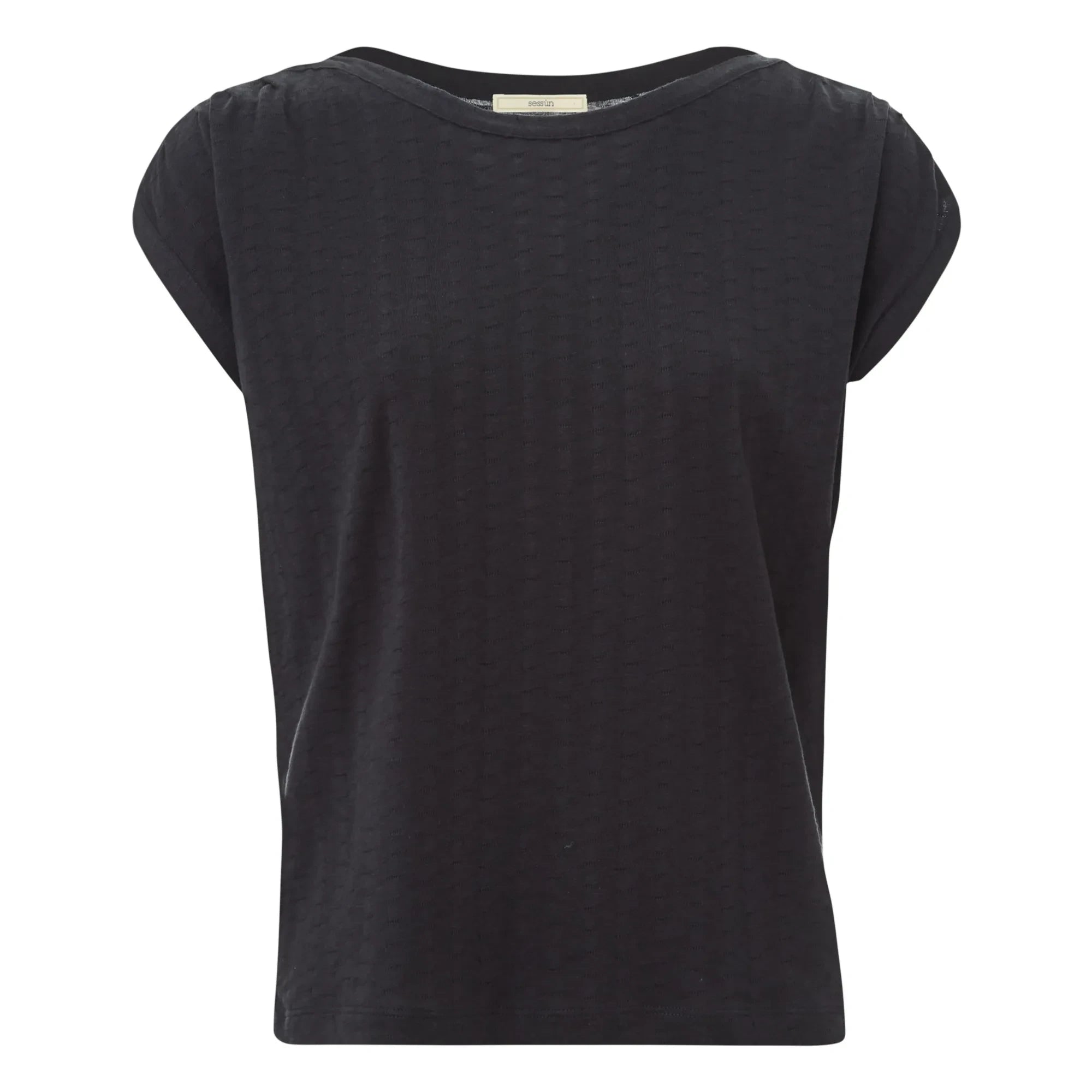 Sessùn - Camiseta Jaquard Sixto | Azul noche