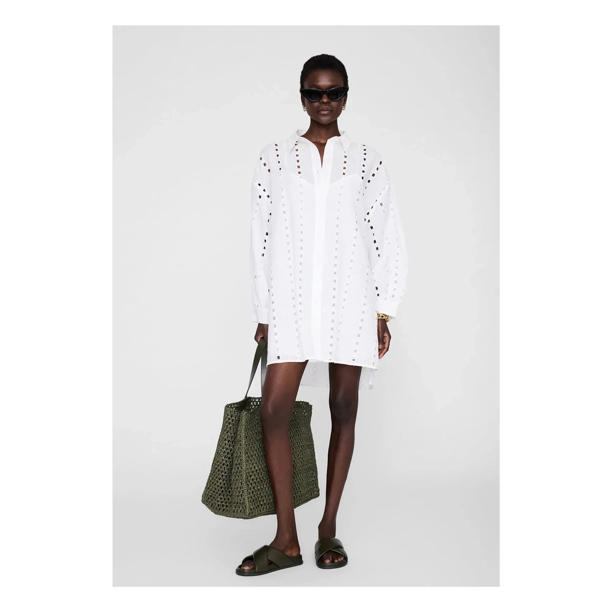 Anine Bing - Vestido Marianne | Blanco