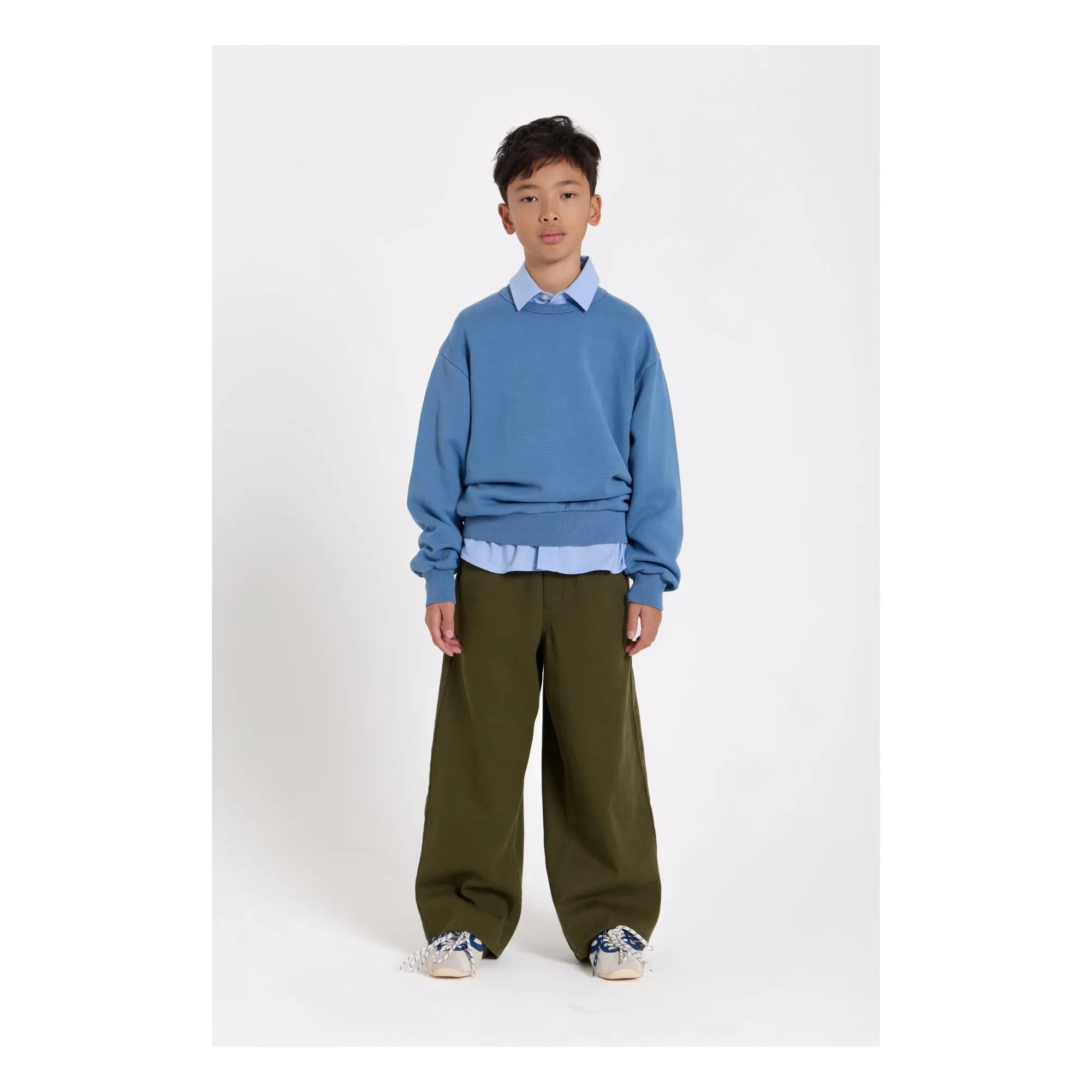 Smallable Kid - Sudadera Arlo de algodón orgánico | Azul