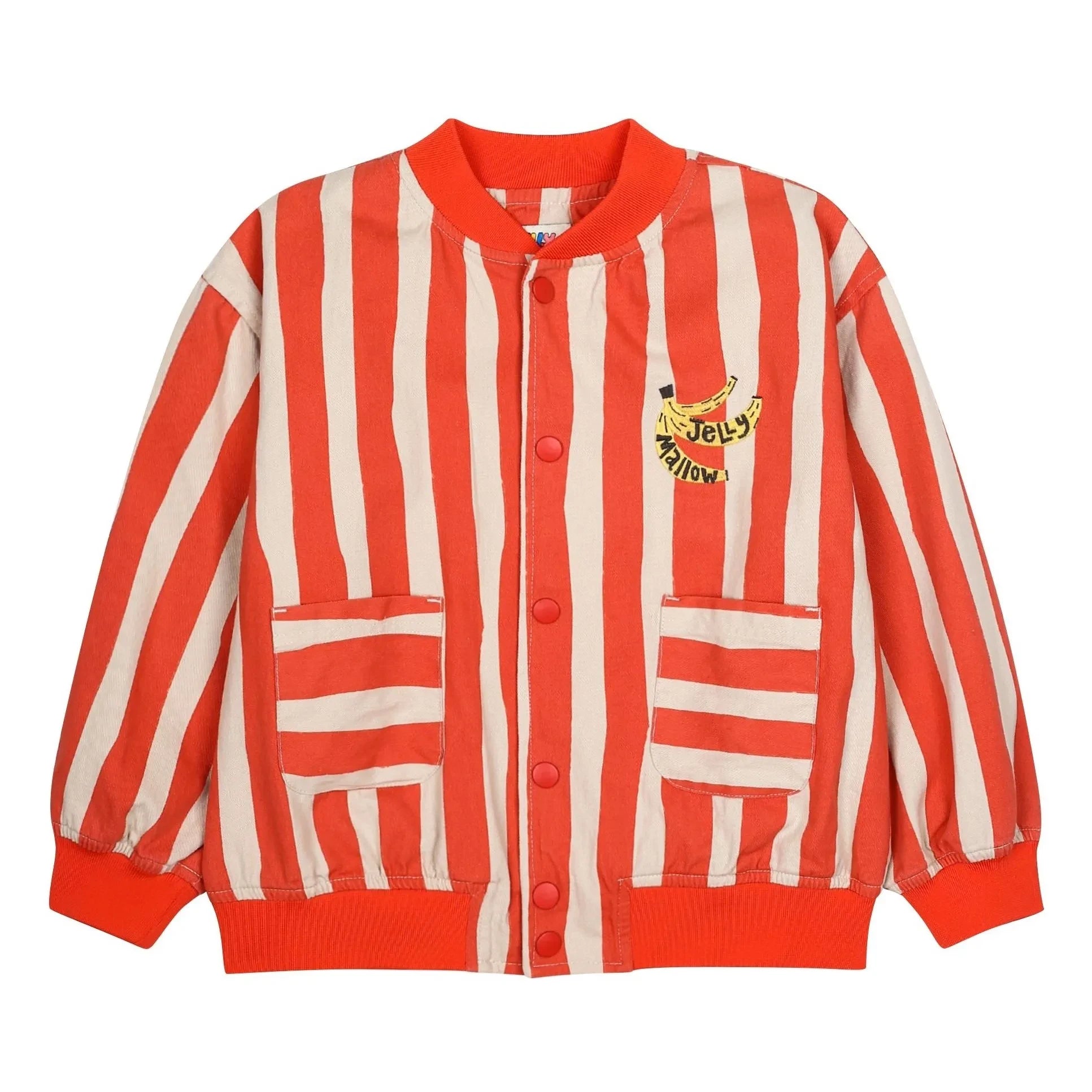 Jelly Mallow - Chaqueta Rayada Banana | Roja