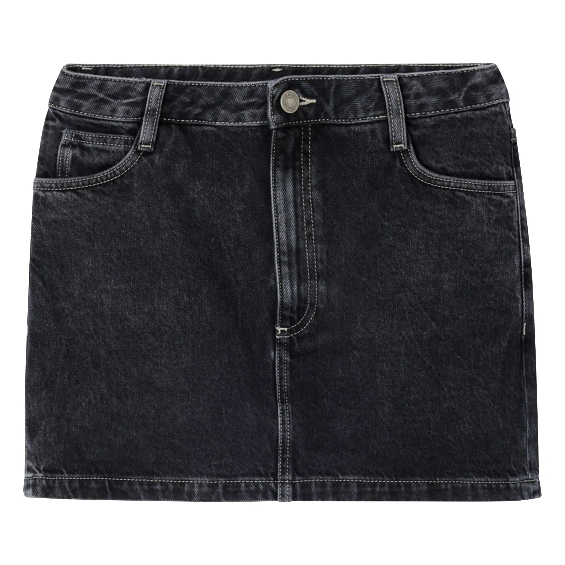 American Vintage - Falda de algodón Yopday-B | Negro