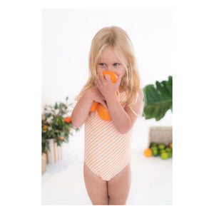 Ina Swim - Traje de baño de una pieza Mara de rayas | Coral
