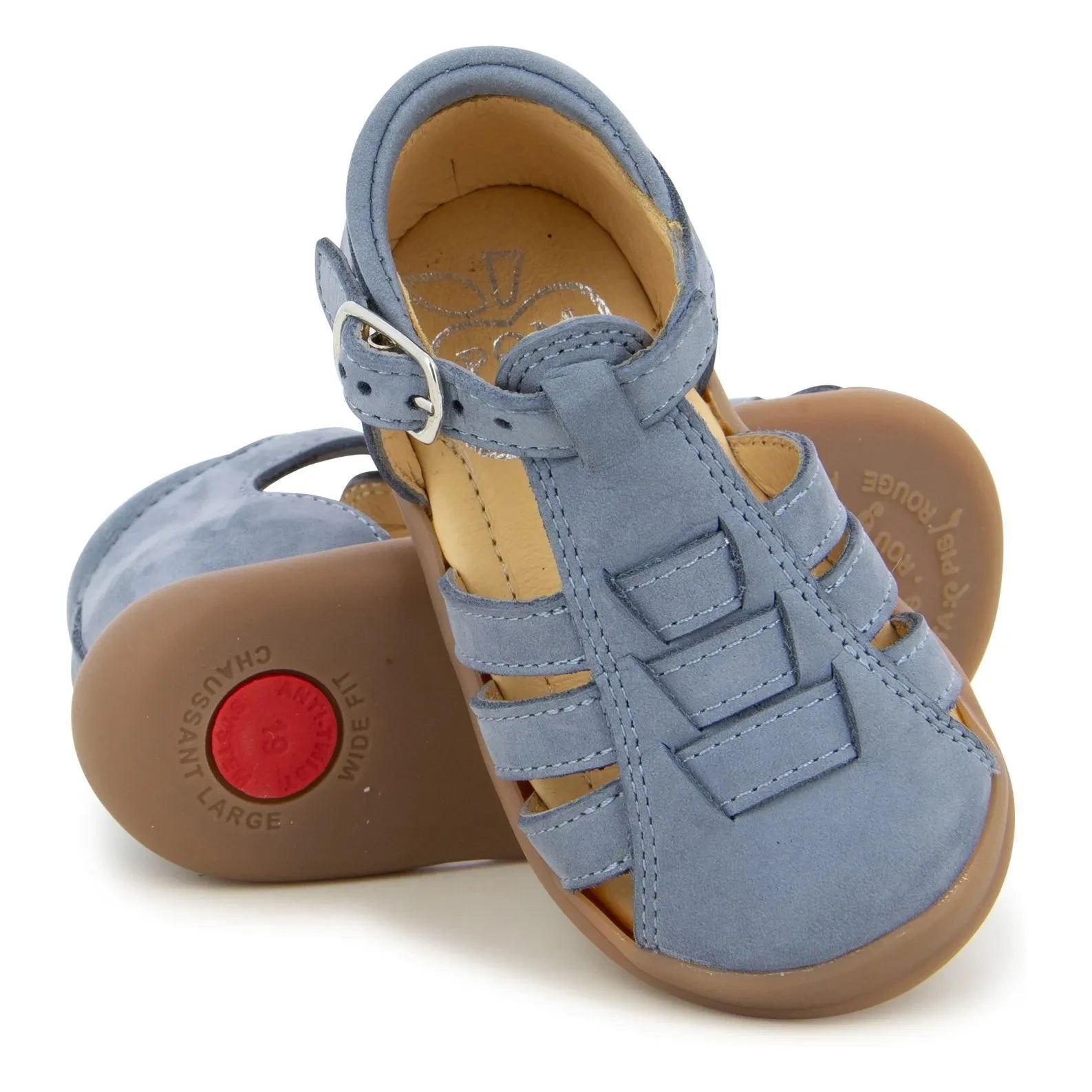 Sandalias Pom d'Api - Flex Up Aquiles | Gris azul