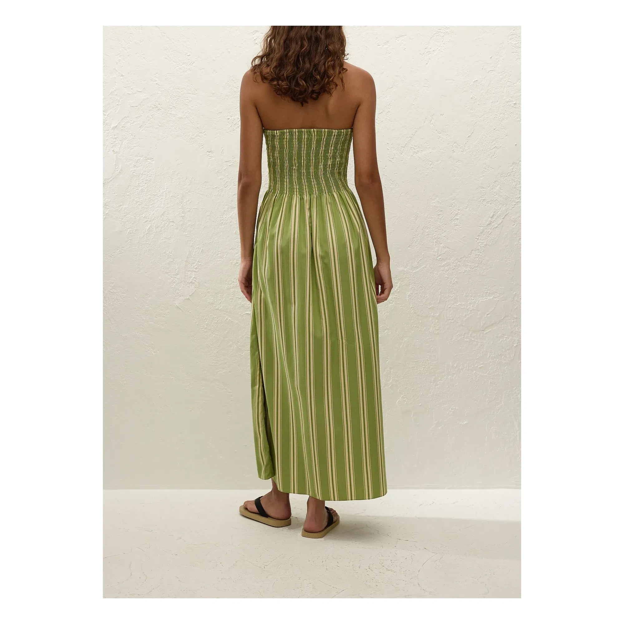 Faithfull the Brand - Vestido de rayas Jamie | Verde