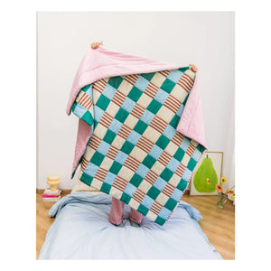 Tarta Gelatina - Manta reversible Playground | Verde