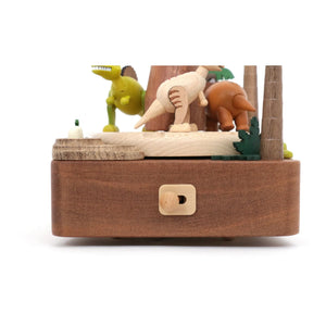 Wooderful life - Caja de música de madera Dinosaurio