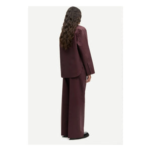 Samsoe Samsoe - Pantalones Sajulio de algodón orgánico | Marrón