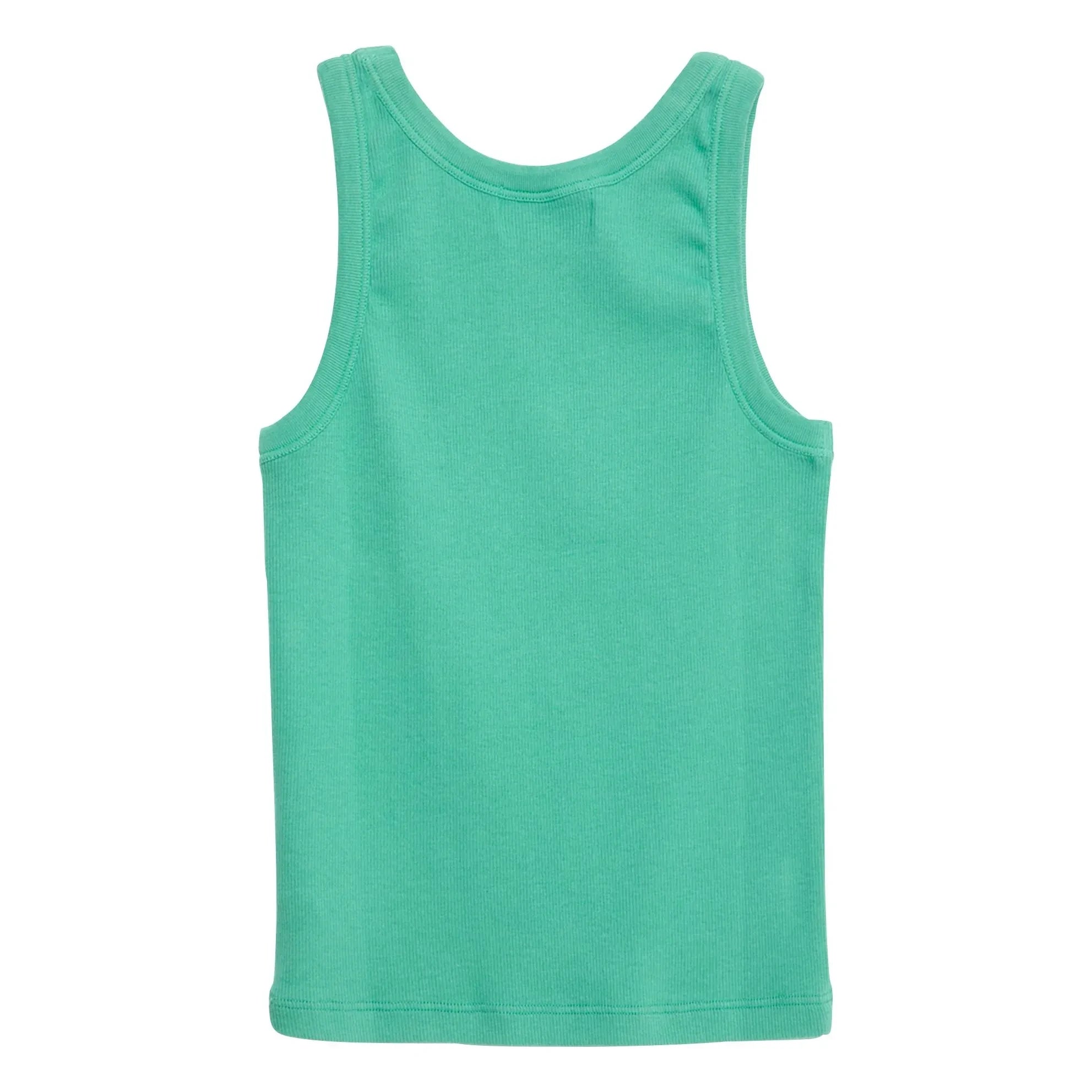True Artist - Camiseta de tirantes acanalada n.º 20 | Verde