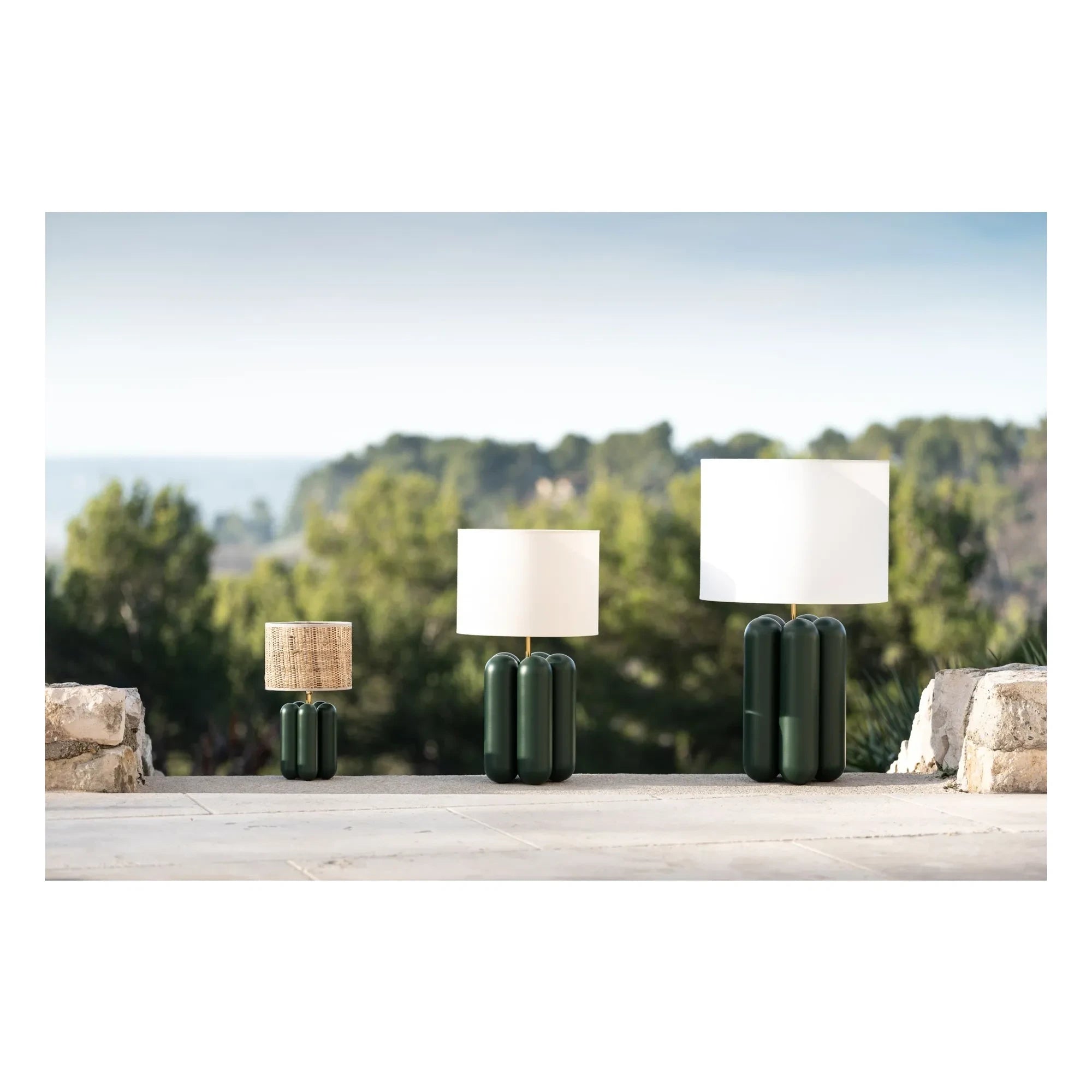 Cosin - Lámpara de mesa Charlotte | Verde oscuro