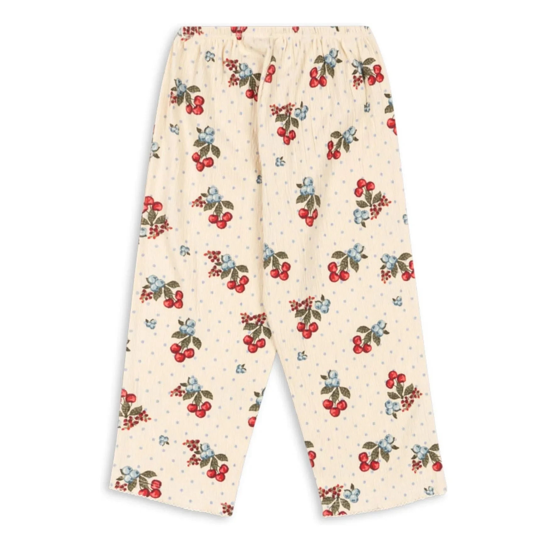 Konges Sløjd - Pantalones Chleo de Algodón Orgánico Cereza | Beige