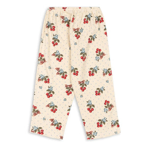 Konges Sløjd - Pantalones Chleo de Algodón Orgánico Cereza | Beige