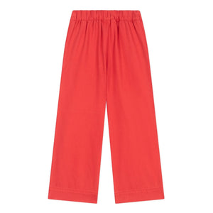 Petit Bateau - Vaquero Sarga con Botones | Bermellón