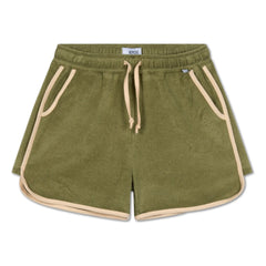 Repose AMS - Pantalón corto jogger de toalla de algodón orgánico | Caqui